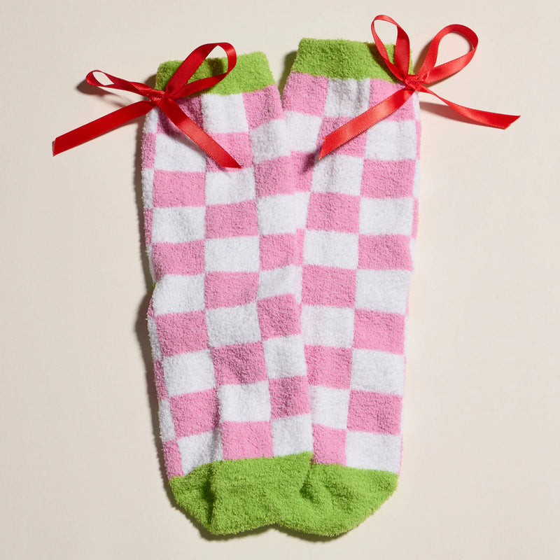 Lilla Haven Holiday Sock Gift Set with Green Monster Deign