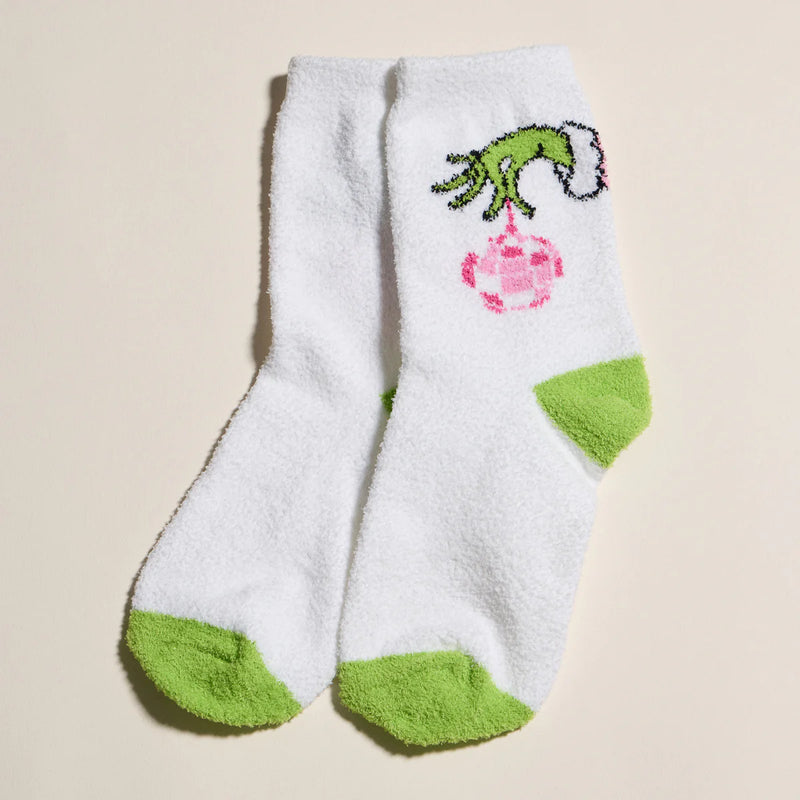 Lilla Haven Holiday Sock Gift Set with Green Monster Deign