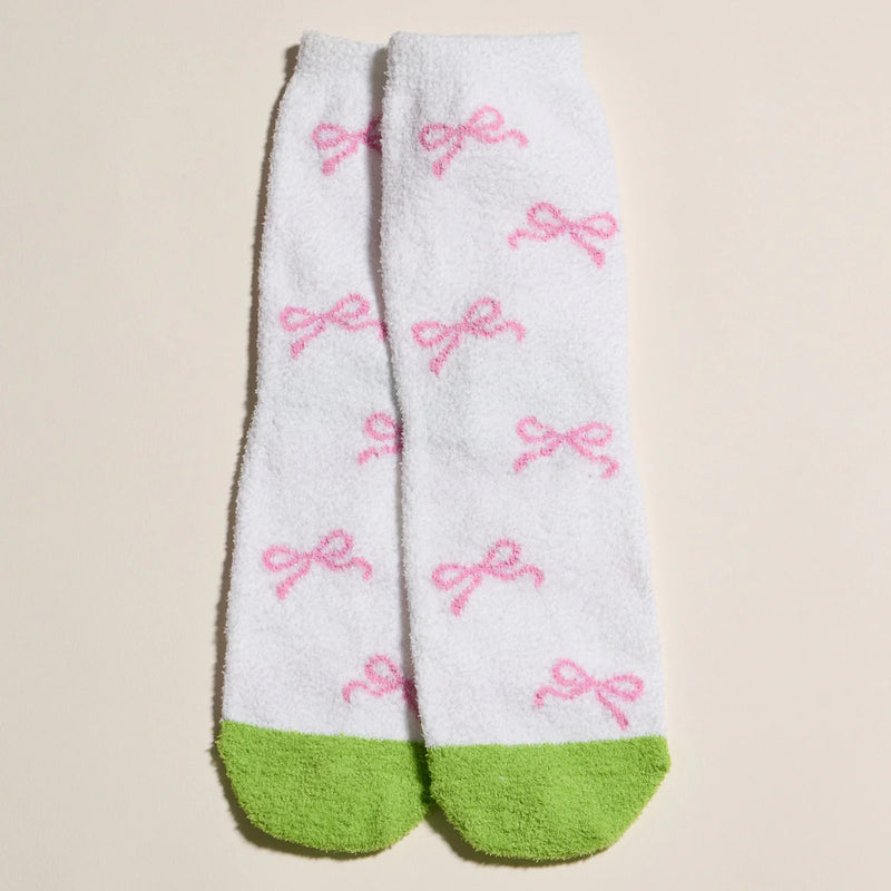 Lilla Haven Holiday Sock Gift Set with Green Monster Deign