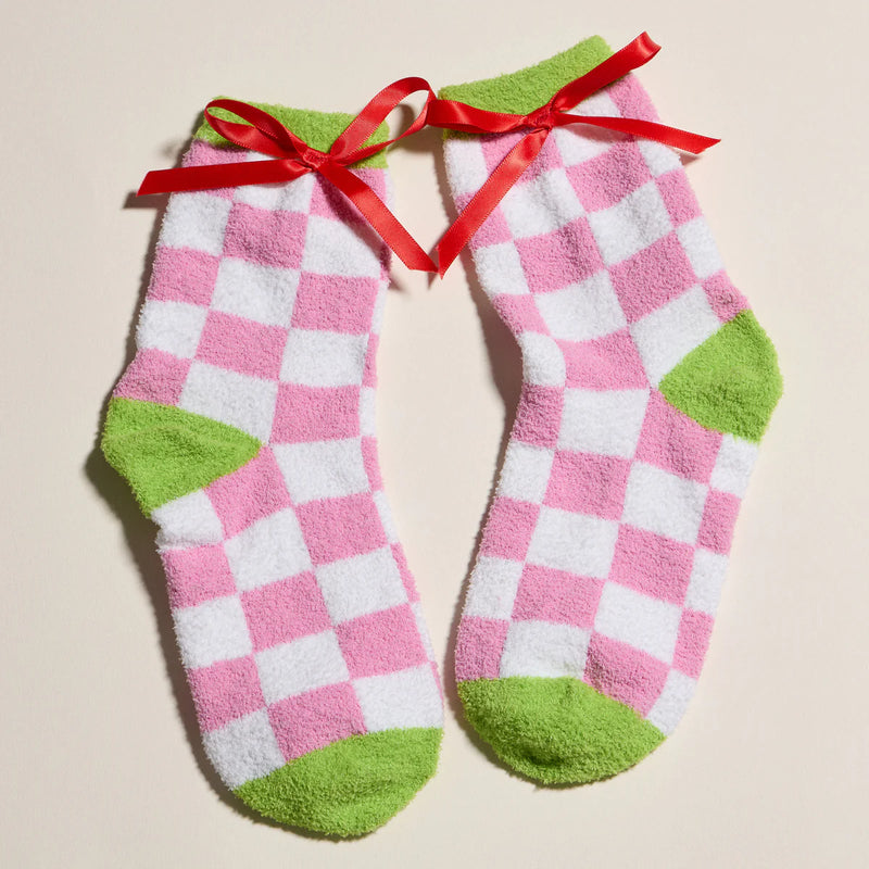 Lilla Haven Holiday Sock Gift Set with Green Monster Deign