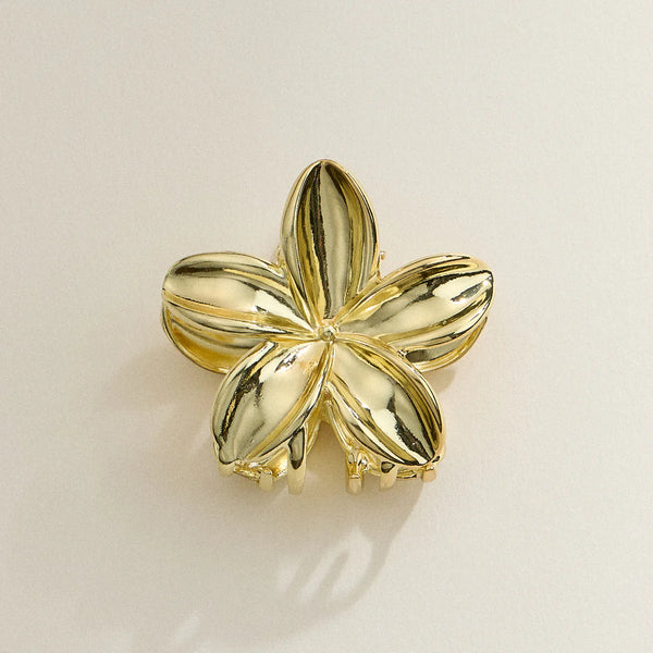 Lilla Haven Metal Flower Hair Claw Clip Gold