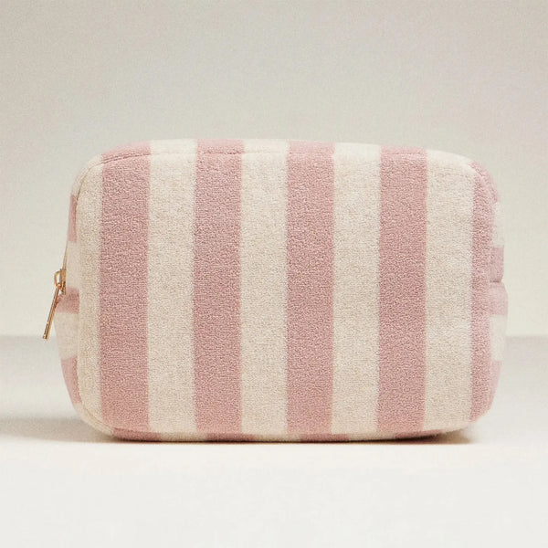 Lilla Haven Terry Fabric Striped Multi-Purpose Pouch