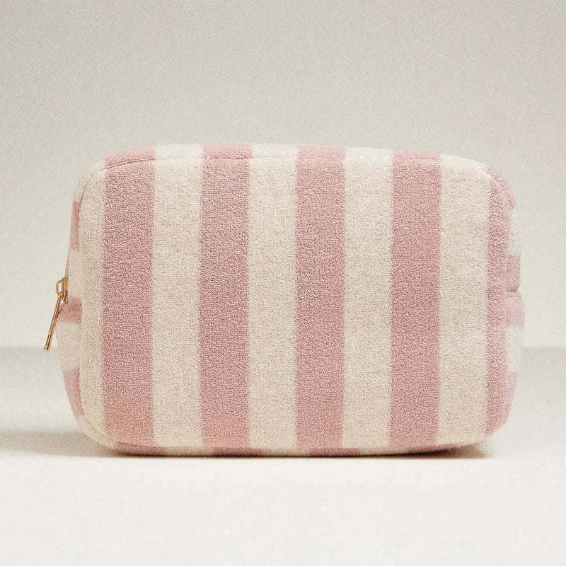 Lilla Haven Terry Fabric Striped Multi-Purpose Pouch