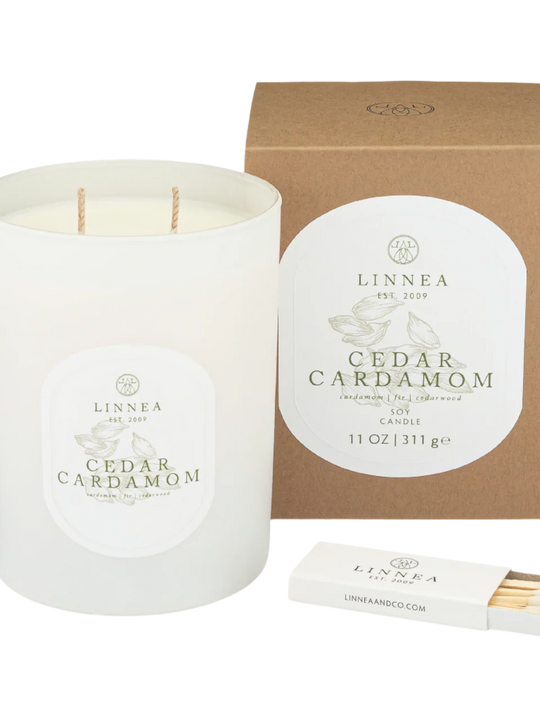 Linnea's Lights 2-Wick Cedar Cardamom