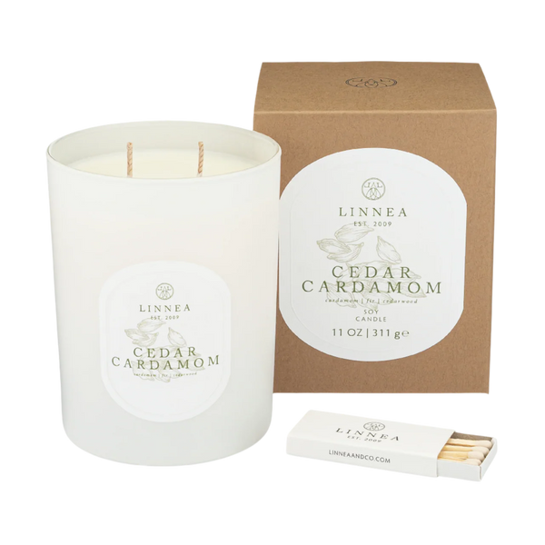Linnea's Lights 2-Wick Cedar Cardamom