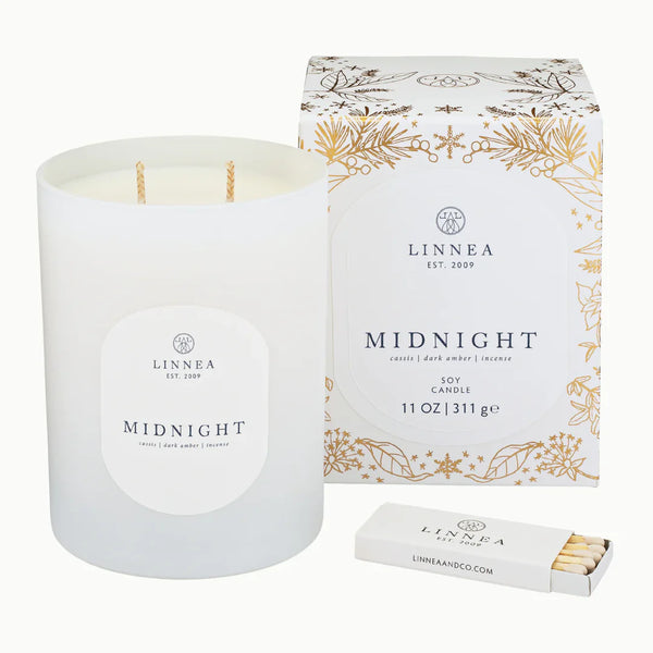 Linnea's Lights 2-Wick Midnight