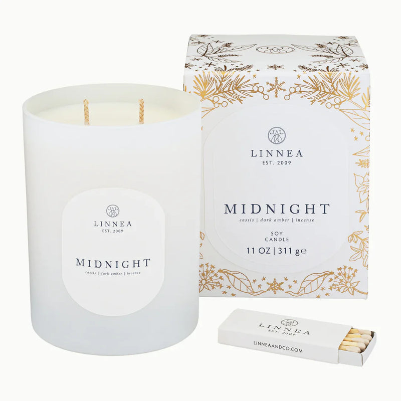 Linnea's Lights 2-Wick Midnight