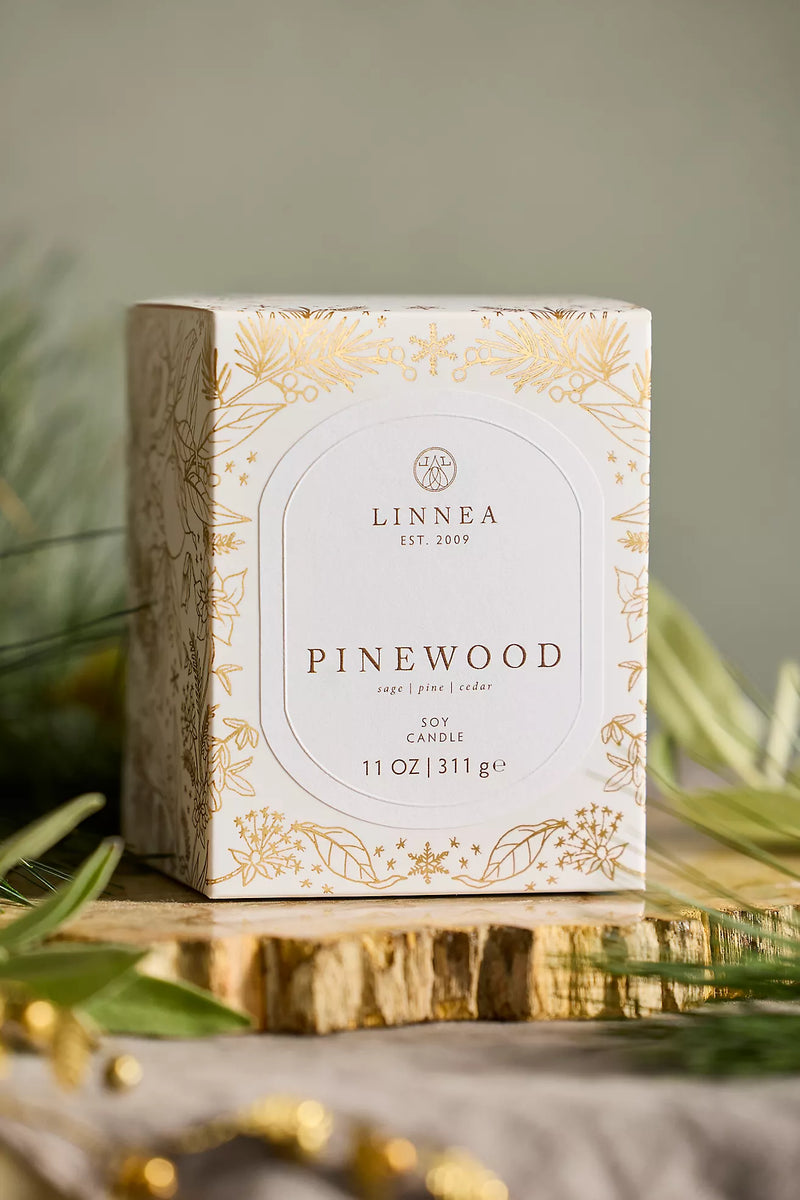Linnea's Lights 2-Wick Pinewood