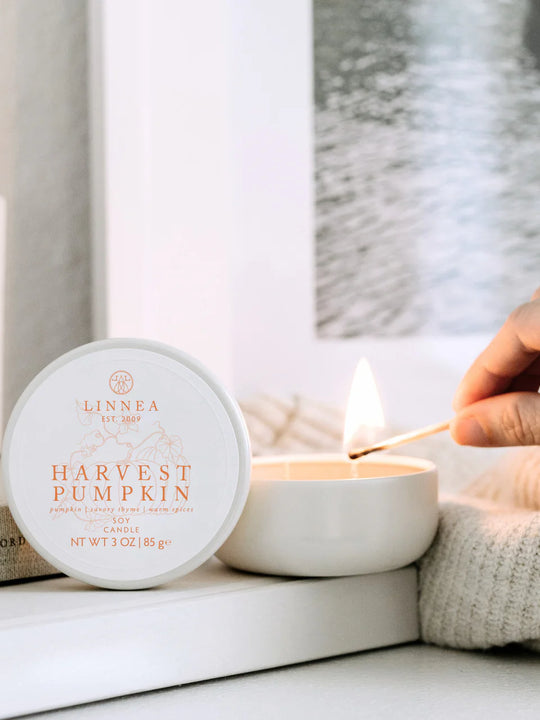Linnea's Lights Petite Candle Harvest Pumpkin
