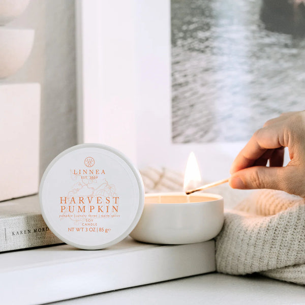 Linnea's Lights Petite Candle Harvest Pumpkin