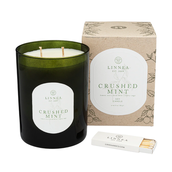 Linnea's Lights 2-Wick Crushed Mint Botanik