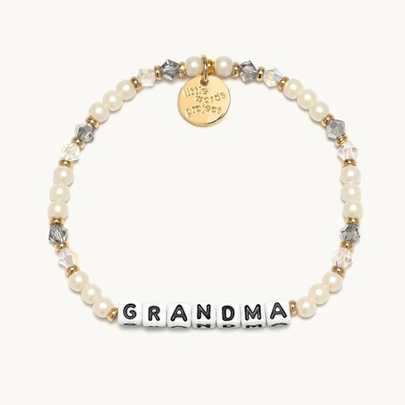 Little Words Project White-Grandma-Strand Of Pearls