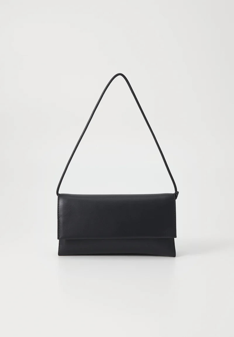 Loeffler Randall Charlee Flap Clutch Black