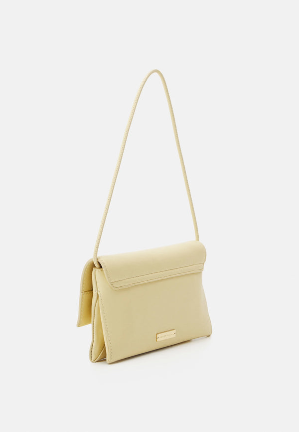 Loeffler Randall Charlee Flap Clutch Creme