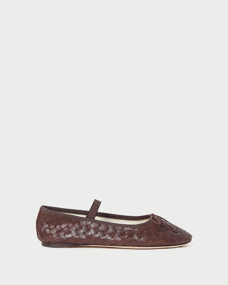 Loeffler Randall Leonie Soft Ballet Flat Espresso