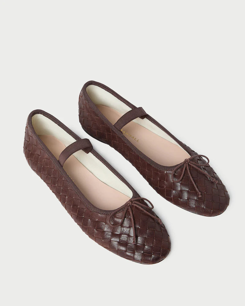 Loeffler Randall Leonie Soft Ballet Flat Espresso