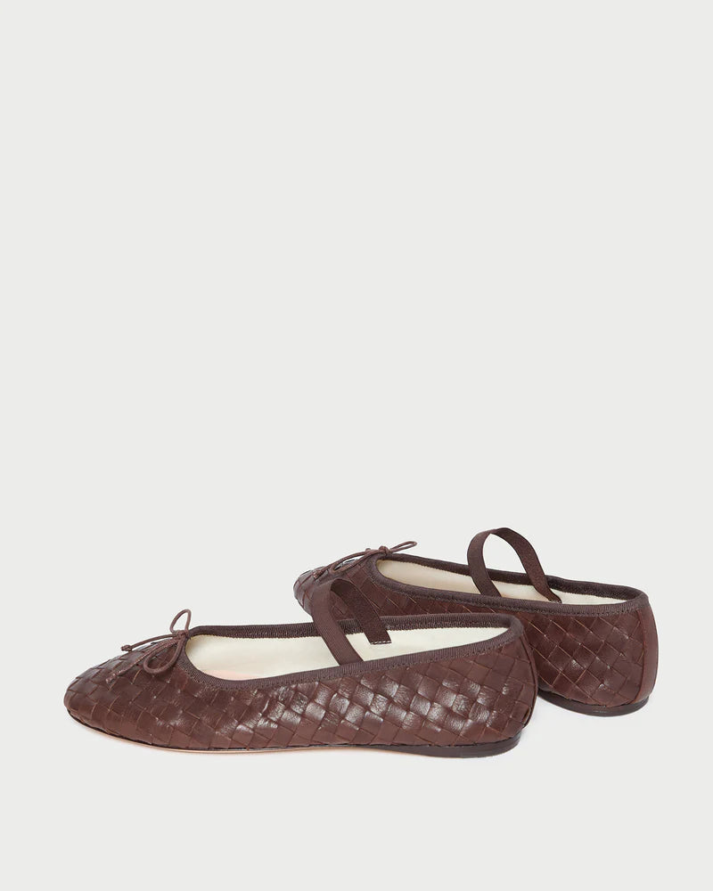 Loeffler Randall Leonie Soft Ballet Flat Espresso