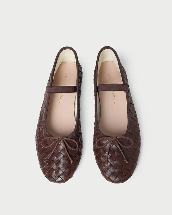 Loeffler Randall Leonie Soft Ballet Flat Espresso
