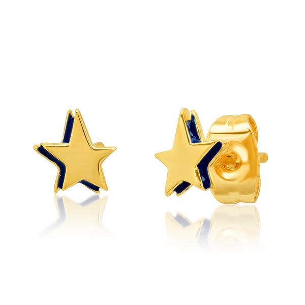 Tai Irregular star post earrings