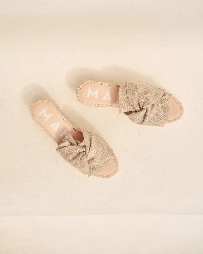 Manebi platforms with knot natural organic hemp; la havana