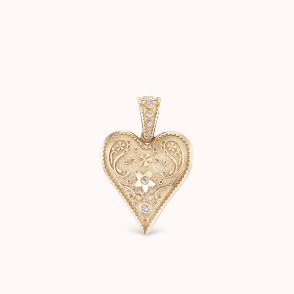 Marlo Laz Southwestern Heart Medium Diamond