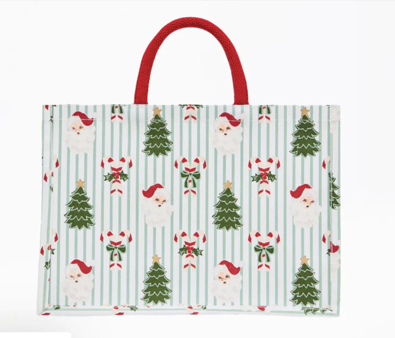 Mary Square Classic Market Shopper Peppermint Pine
