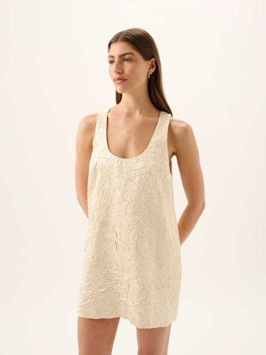 Roame Mateo Mini Dress Vanilla