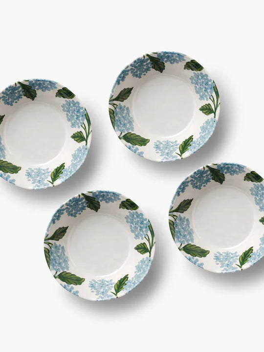 Rifle Paper Co. Hydrangea Melamine Bowls