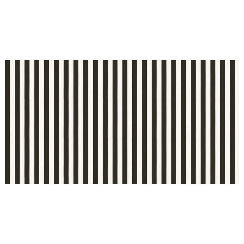 Meri Meri  Black Striped Tablecloth