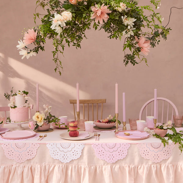 Meri Meri Broderie Anglaise Lace Multi Pennant Garland