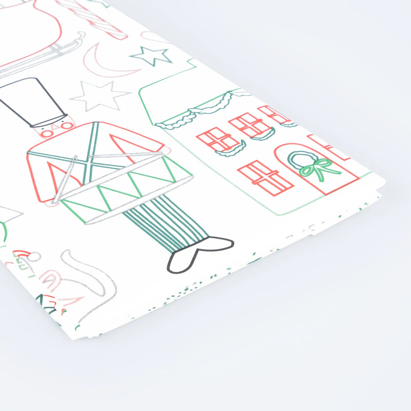 Meri Meri Christmas Colour In Activity Tablecloth