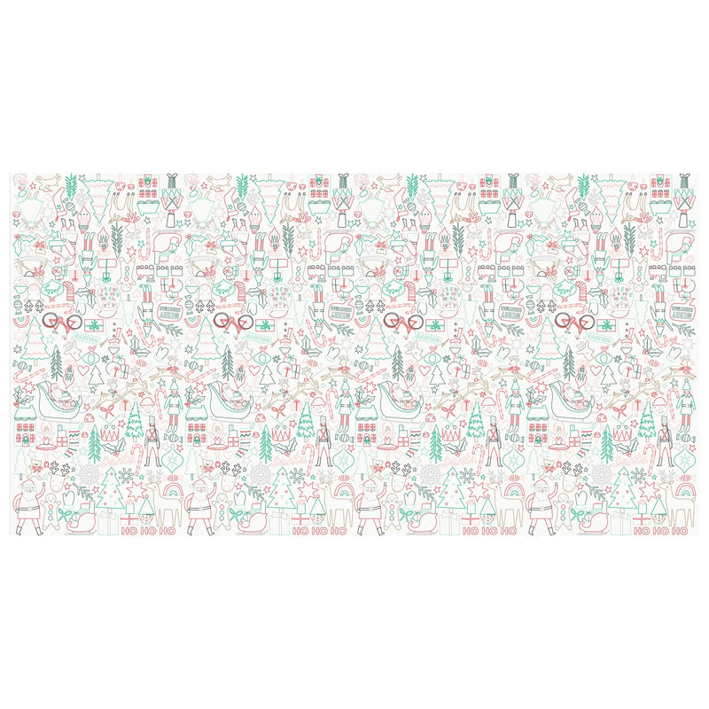 Meri Meri Christmas Colour In Activity Tablecloth