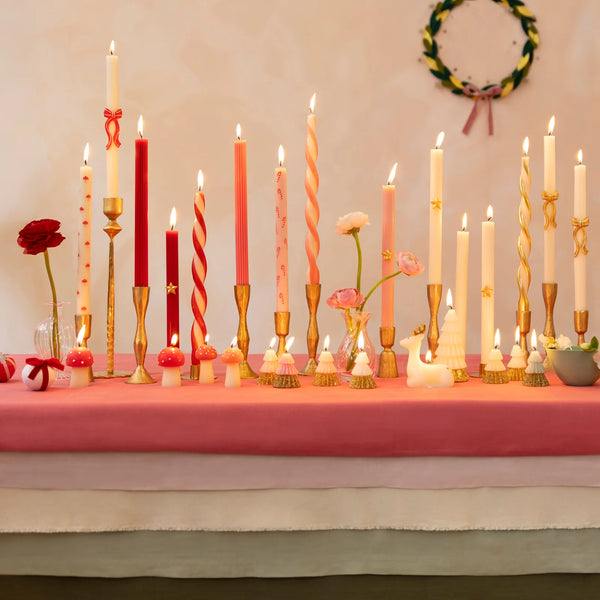 Meri Meri Festive Patterned Table Candles