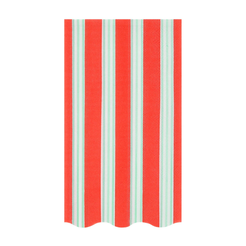 Meri Meri Festive Stripe Guest Towels