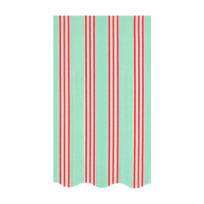 Meri Meri Festive Stripe Guest Towels
