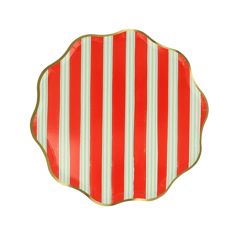 Meri Meri Festive Stripe Side Plates