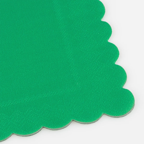 Meri Meri Fir Tree Green Small Napkins