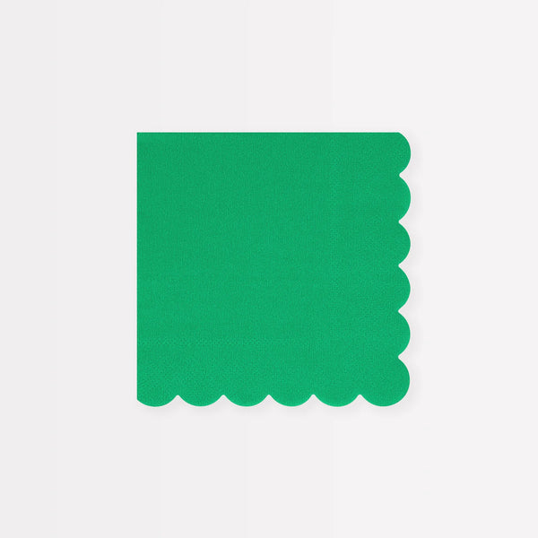 Meri Meri Fir Tree Green Small Napkins