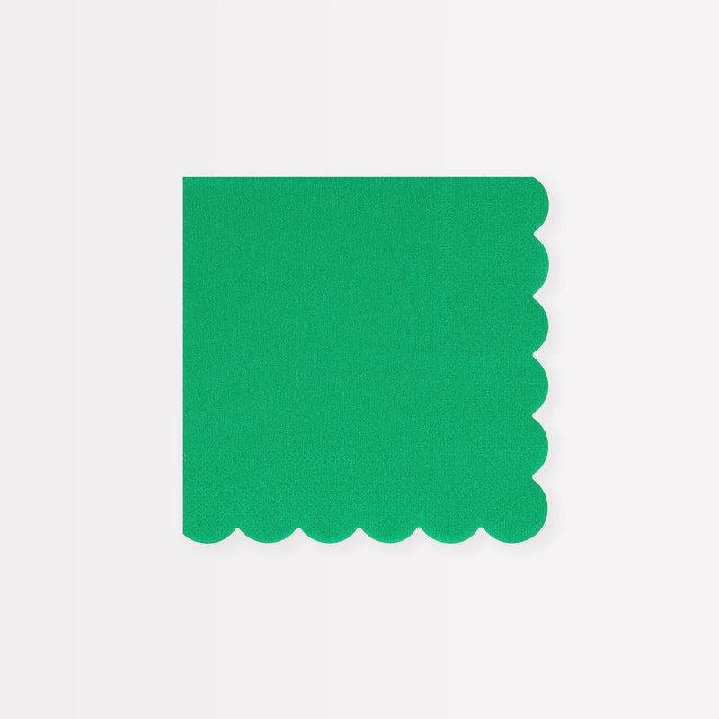 Meri Meri Fir Tree Green Small Napkins