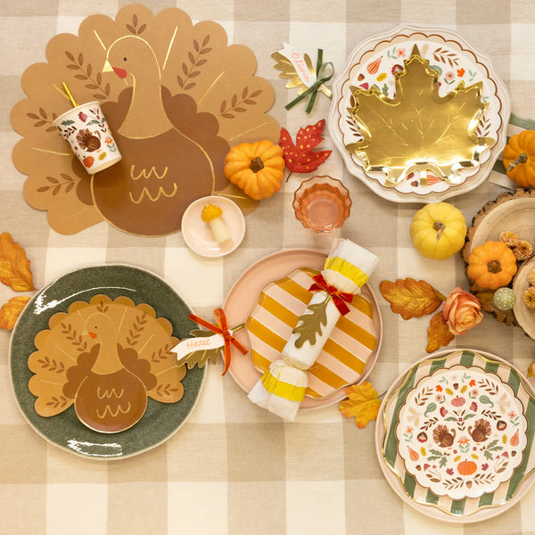 Meri Meri Folk Fall Side Plates