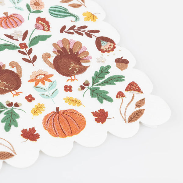 Meri Meri Folk Fall Small Napkins