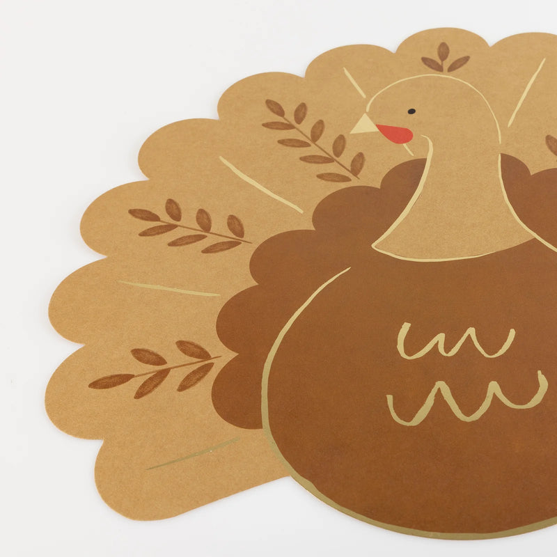 Meri Meri Folk Turkey Paper Placemats