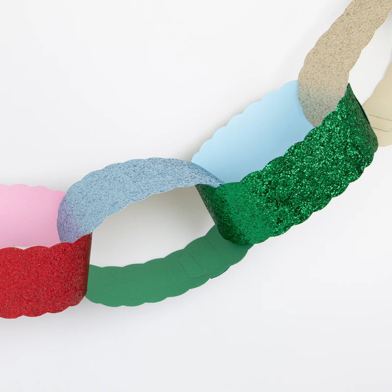 Meri Meri Giant Glitter Paper Chains Set