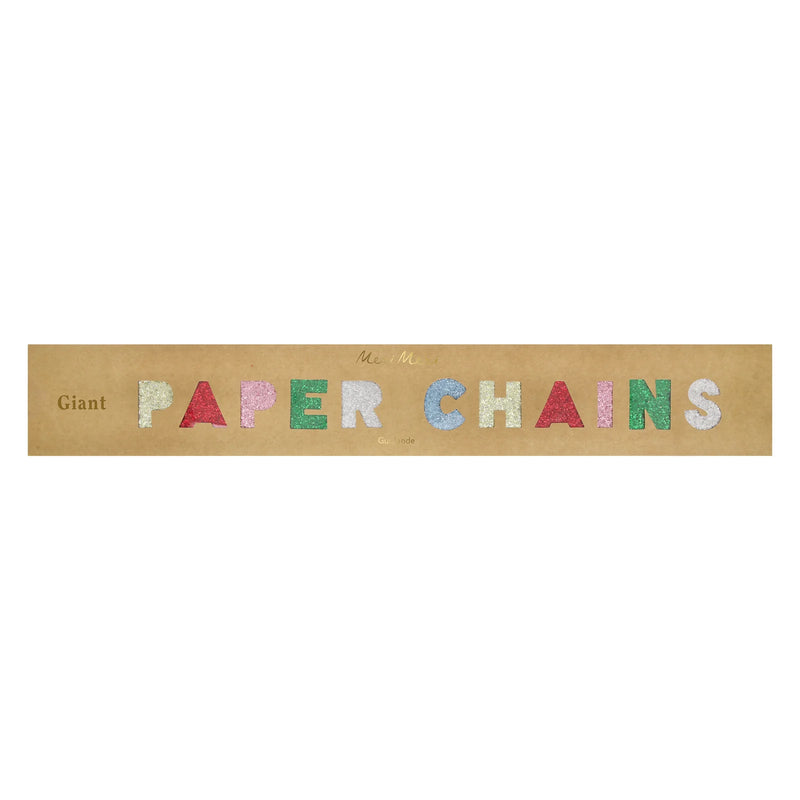 Meri Meri Giant Glitter Paper Chains Set