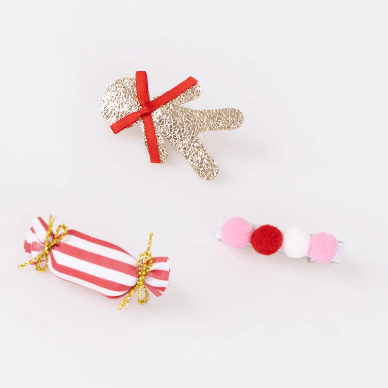Meri Meri Gingerbread House Hair Clips