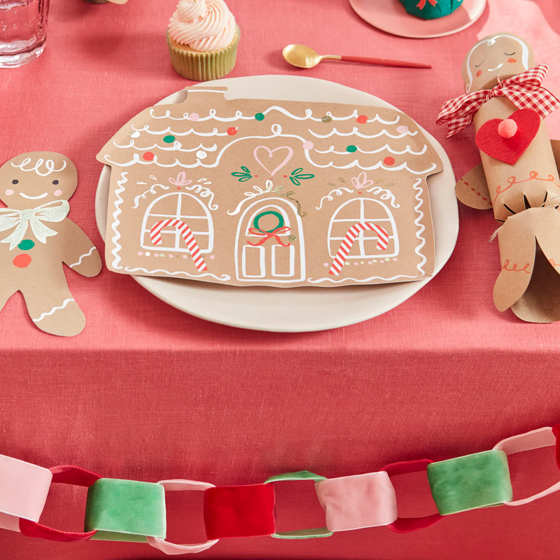 Meri Meri  Gingerbread House Plates