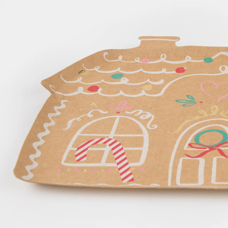 Meri Meri  Gingerbread House Plates