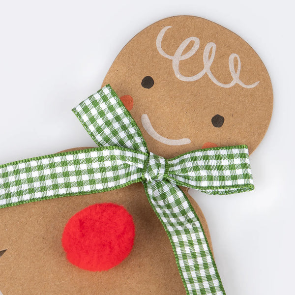 Meri Meri Gingerbread Man Card