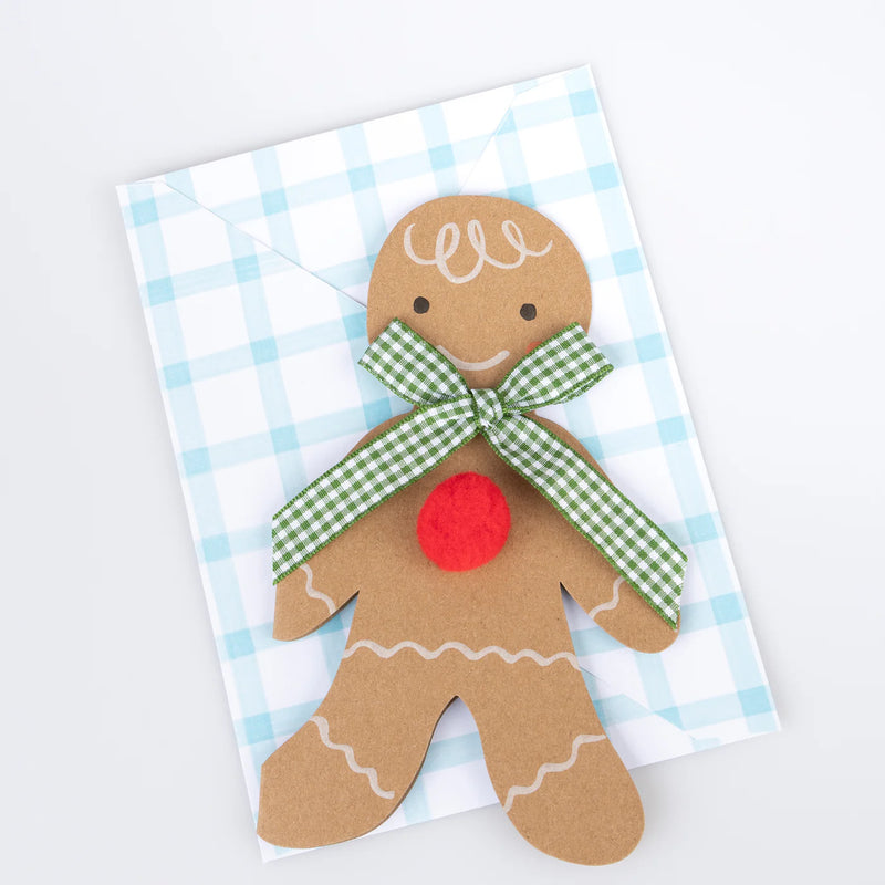 Meri Meri Gingerbread Man Card