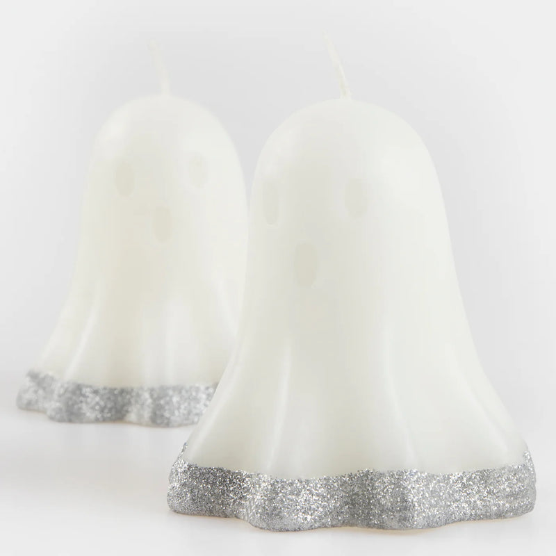 Meri Meri Glitter Dipped Ghost Candles